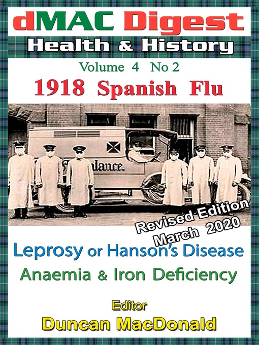 Title details for Health, Vol 4 No 2a 1918 Spanish Flu by Duncan MacDonald - Available